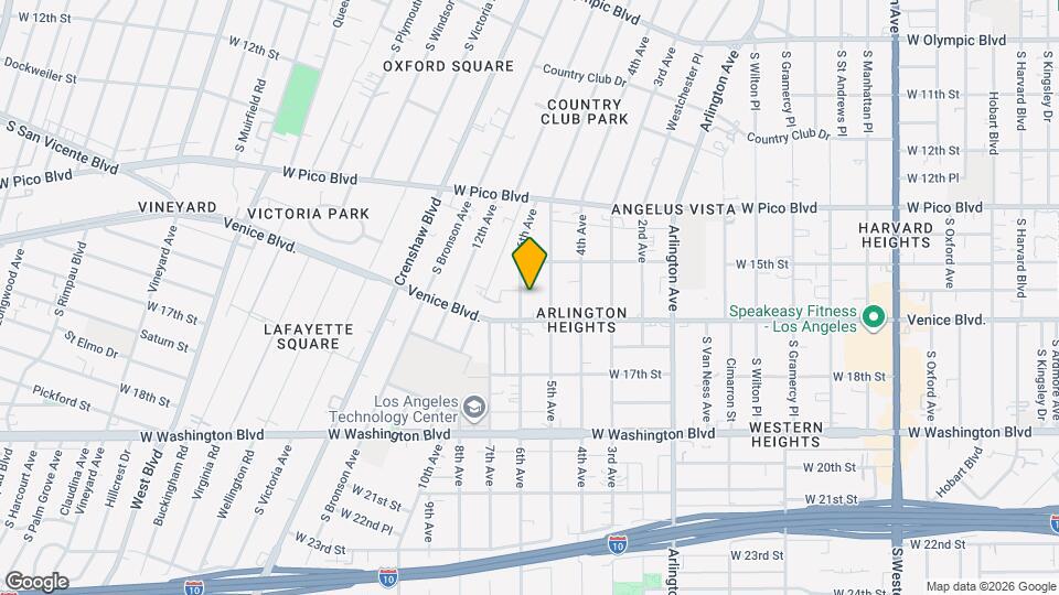 1536 6th Ave Mapa y Detalles de la Ubicación