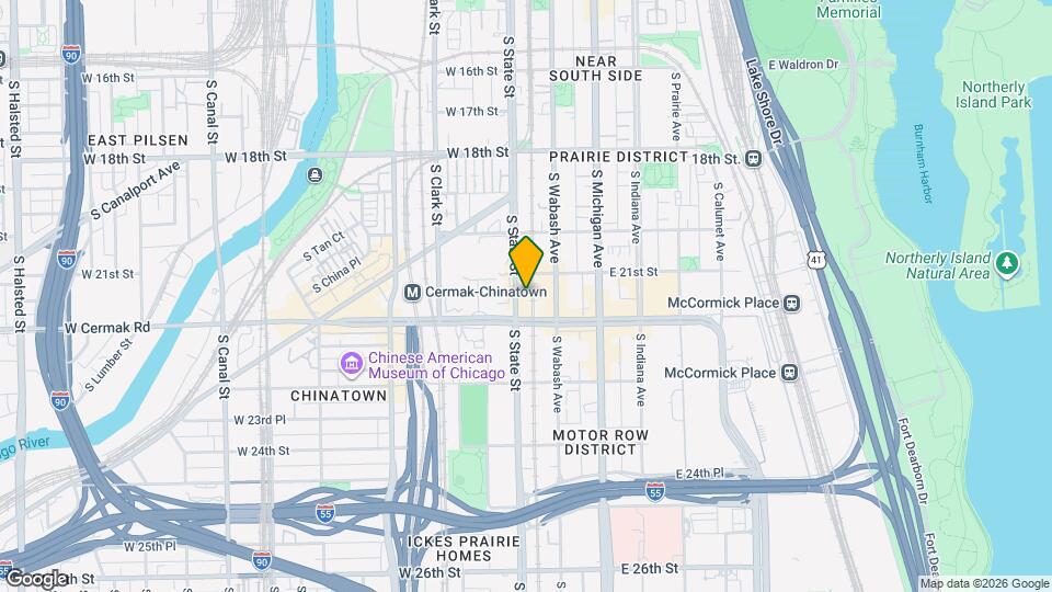 2111-2119 S State St Mapa y Detalles de la Ubicación