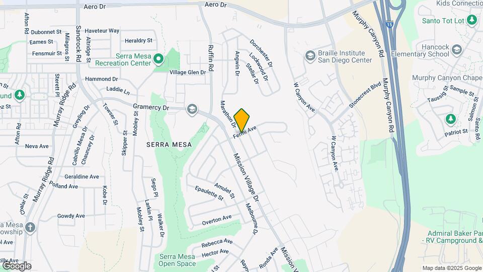 9341 Fermi Ave Map and Location Details