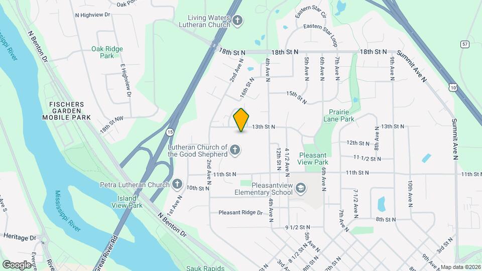 Shepherd Oak Apartments Map and Location Details