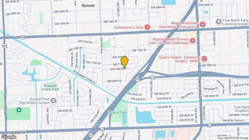 9410 SW 78th St Map and Location Details