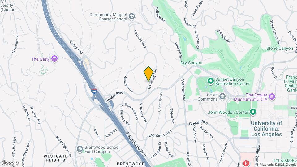 111 N Glenroy Ave Map and Location Details