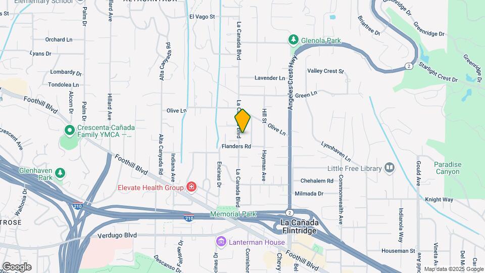 4818 La Canada Blvd Map and Location Details