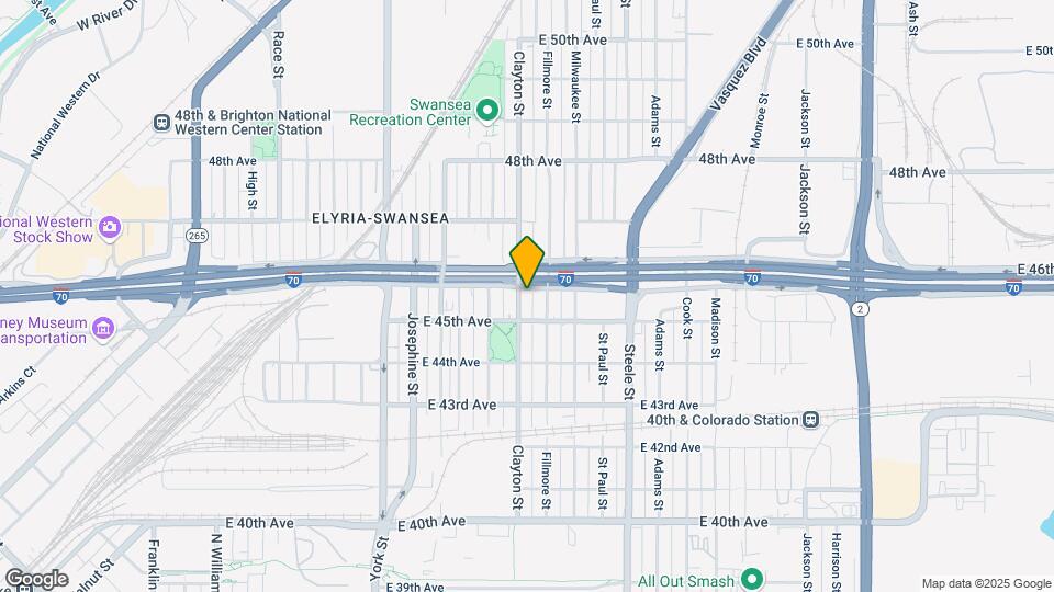 4538 Clayton St Map and Location Details