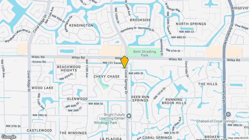 4450 Coral Springs Dr Map and Location Details