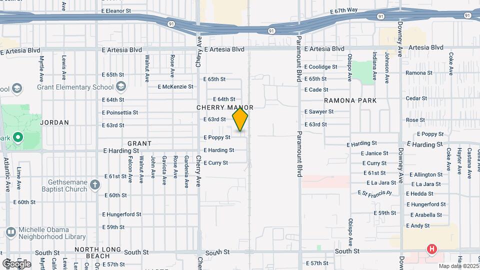 2323-2331 E Poppy St Mapa y Detalles de la Ubicación