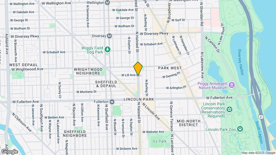 2520 N Halsted St Map and Location Details