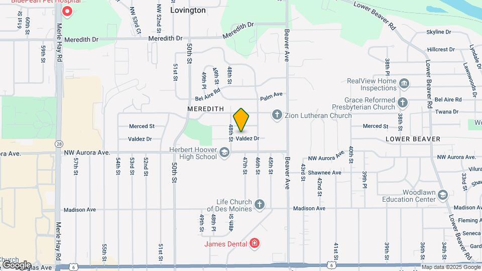 4703 Valdez Dr Map and Location Details