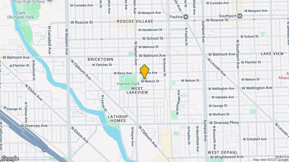 1952 W Nelson St, Unit 2W Mapa y Detalles de la Ubicación