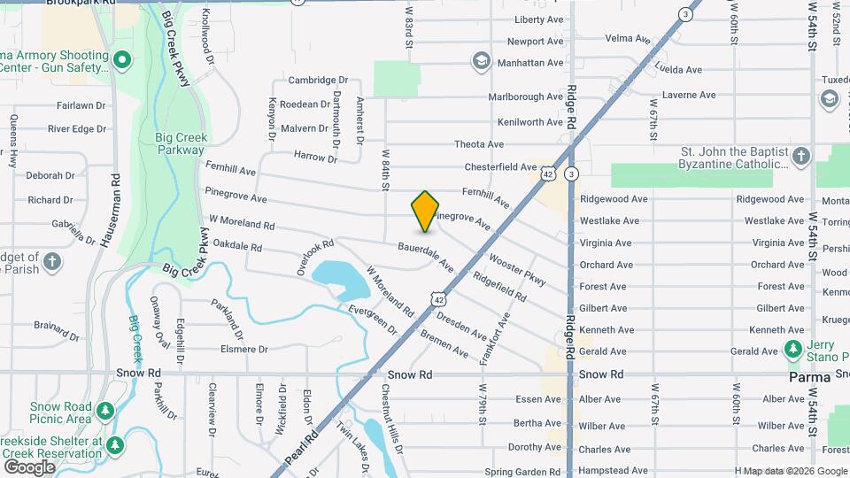 8216 Bauerdale Ave Map and Location Details