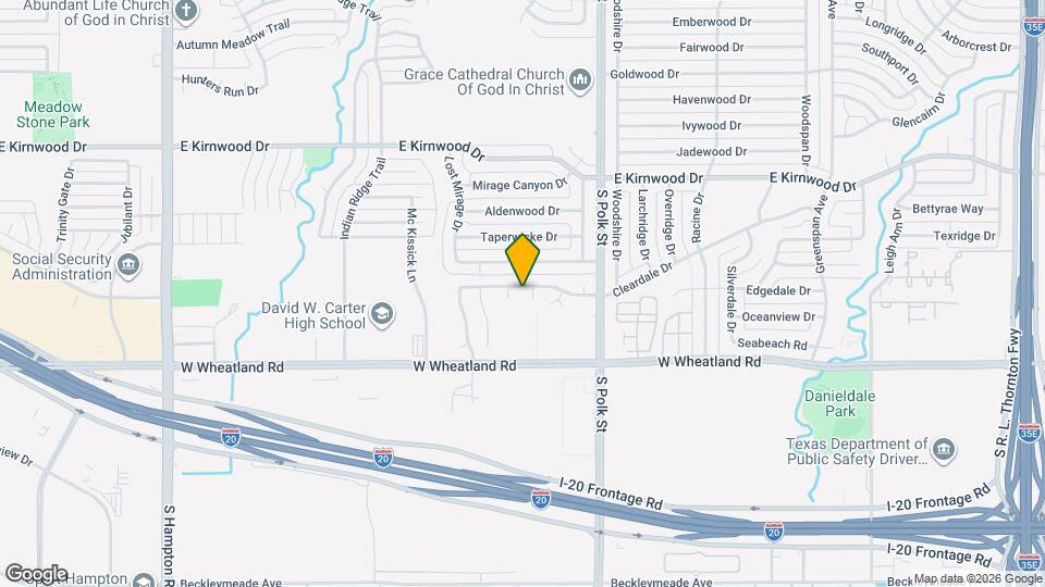 1256 Cleardale Dr Mapa y Detalles de la Ubicación