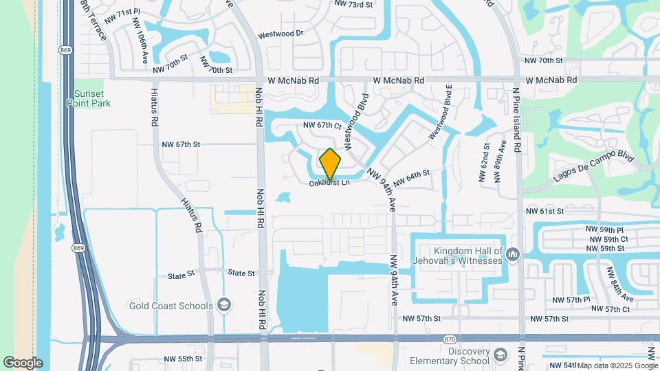 9442 Oakburst Ln Map and Location Details