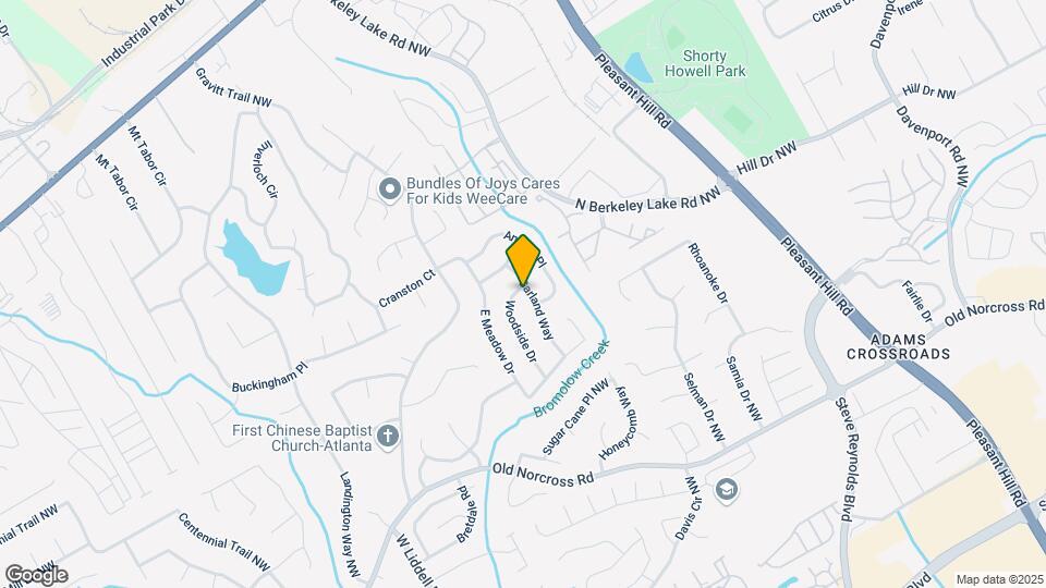 2711 Woodside Dr Map and Location Details