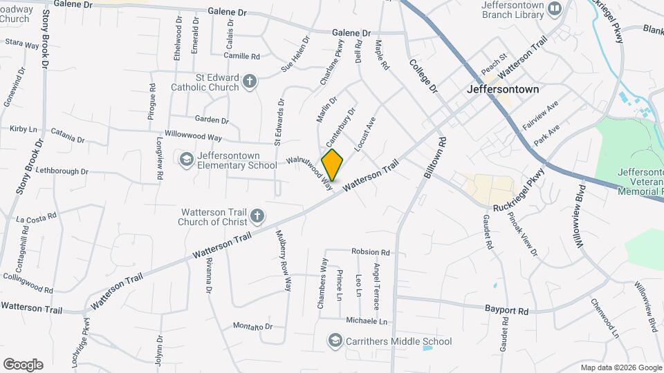 3728 Locust Ave Map and Location Details