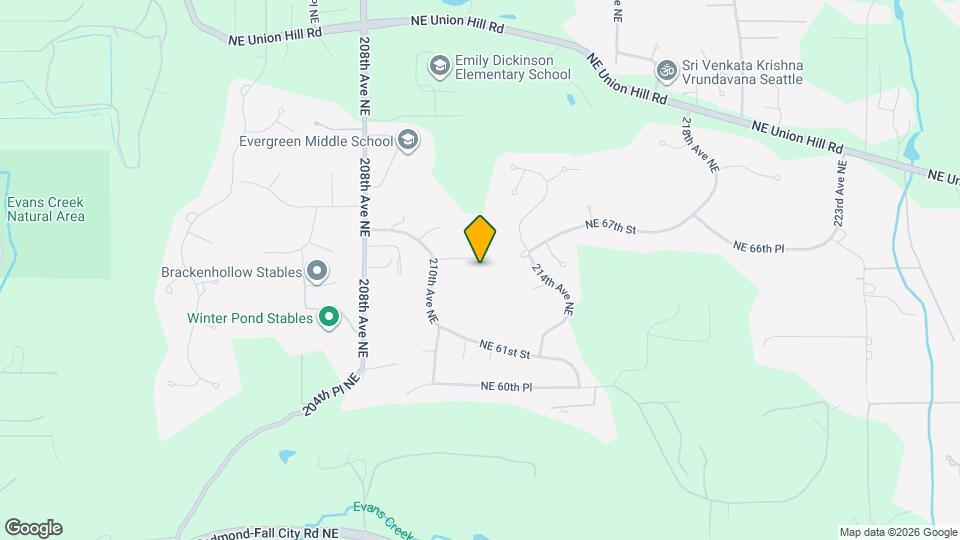 21101 NE 66th St Map and Location Details