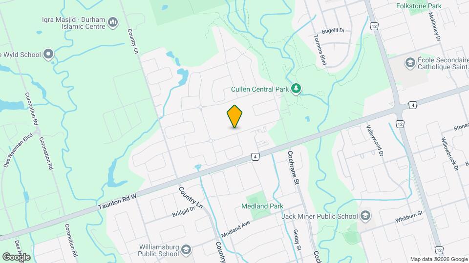 84 Christine Elliott Ave Map and Location Details