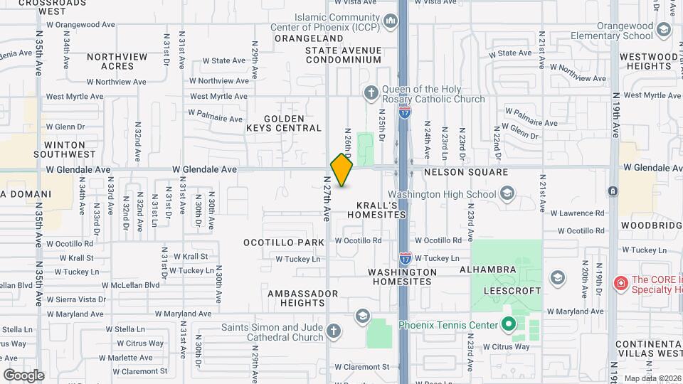 The Glendale Map and Location Details