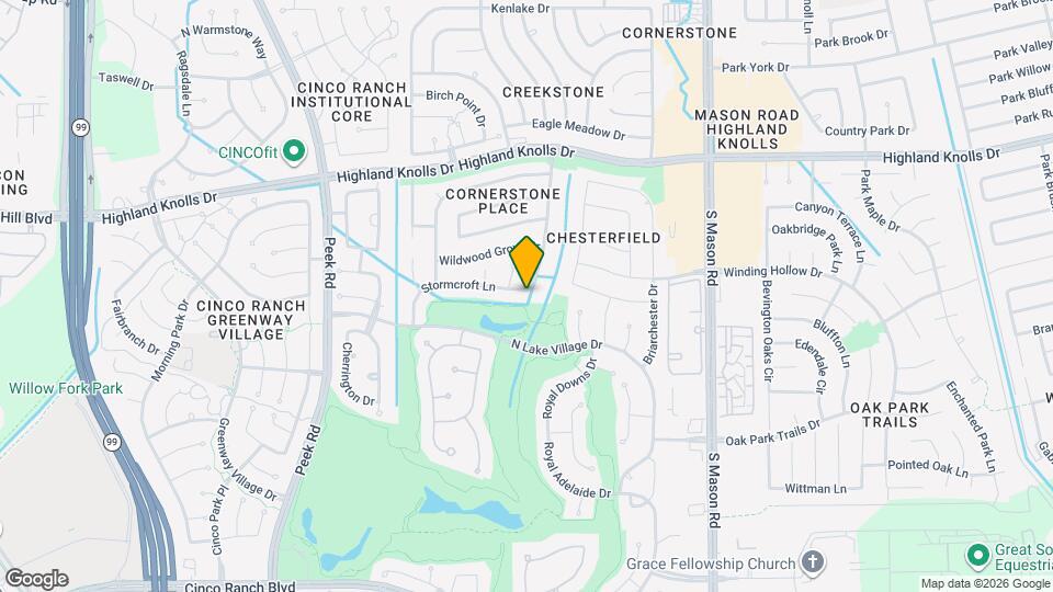 22303 Stormcroft Ln Map and Location Details