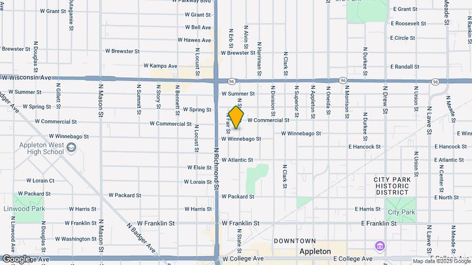 829 N State St-Unit -829 1/2 Map and Location Details