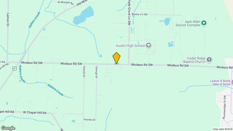 3162 Modaus Rd SW Map and Location Details