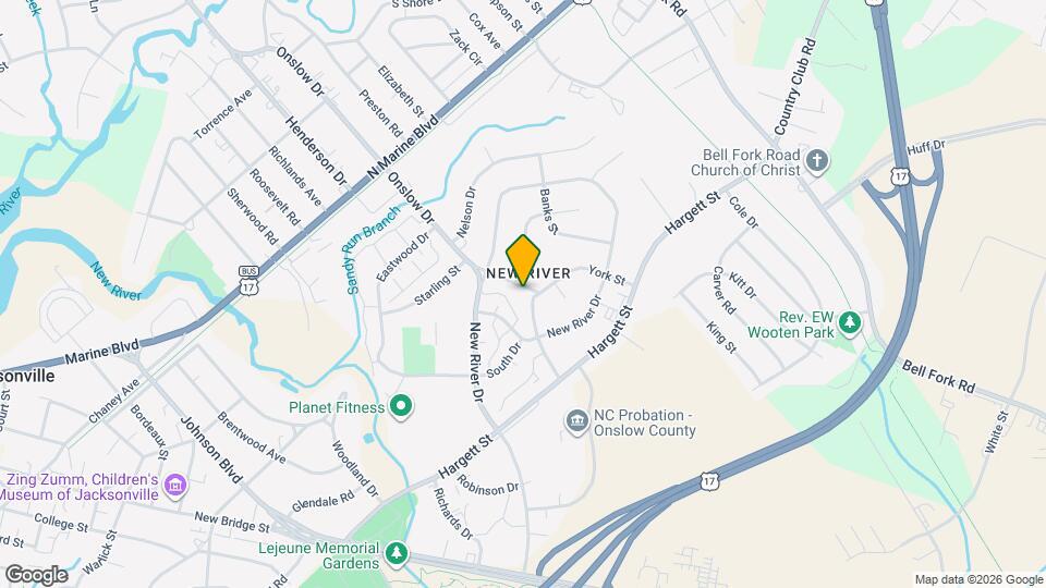 2255 Onslow Dr Map and Location Details