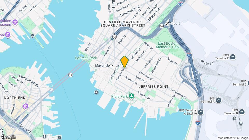 1 Everett St, Unit 401 Map and Location Details