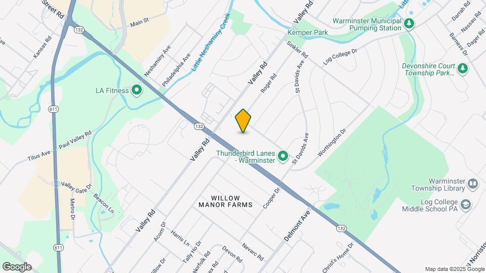 1575 W Street Rd-Unit -124 Map and Location Details