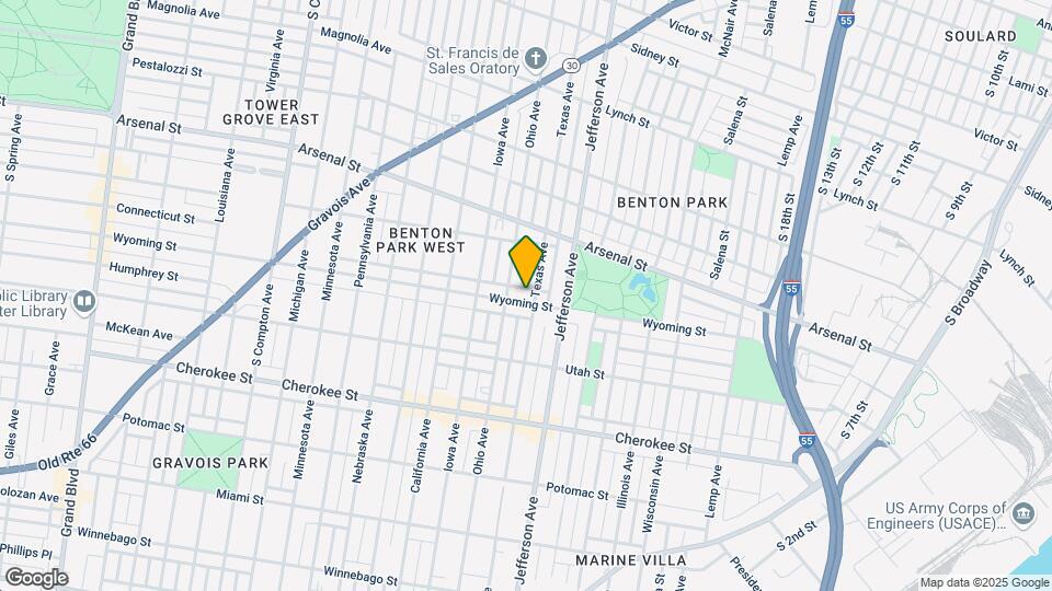 2633 Wyoming St Mapa y Detalles de la Ubicación