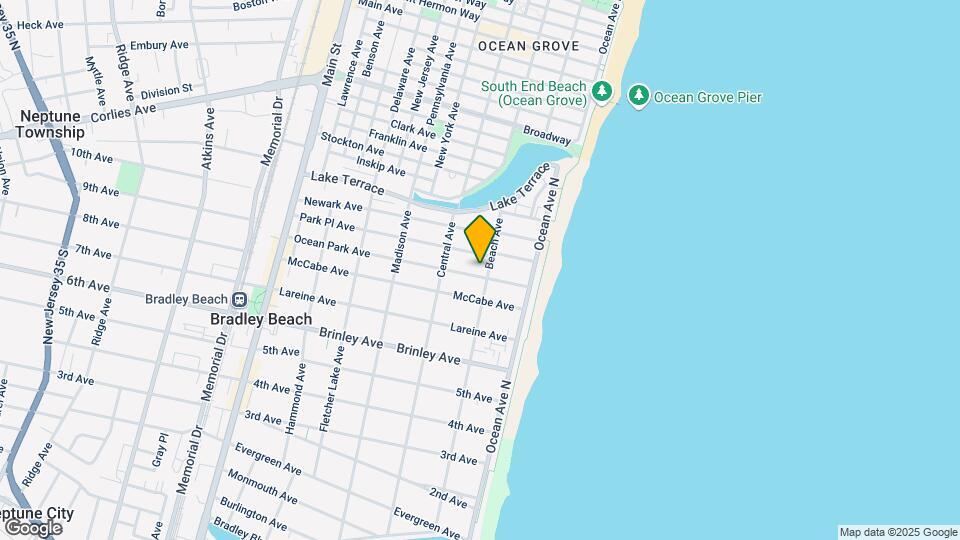 206 Ocean Park Ave Map and Location Details