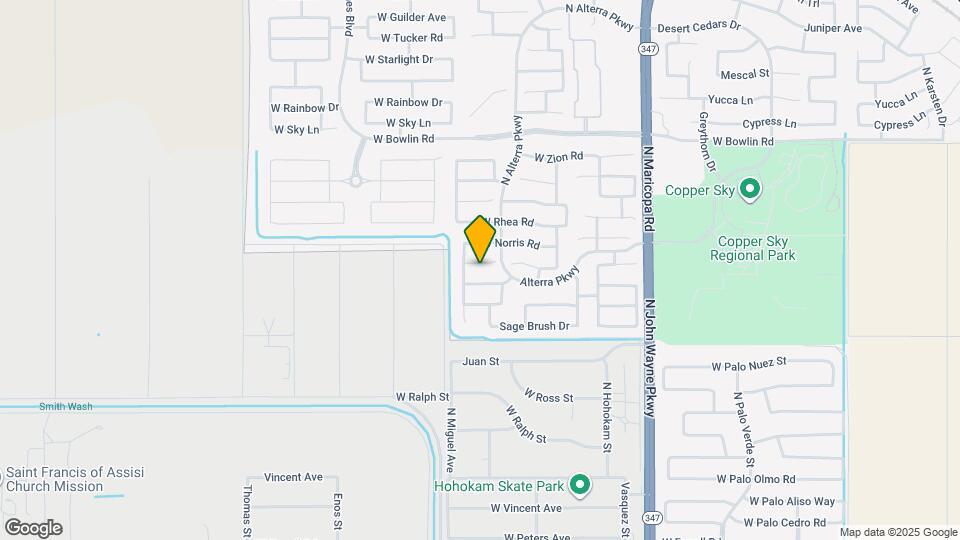 45373 W Desert Garden Rd Map and Location Details