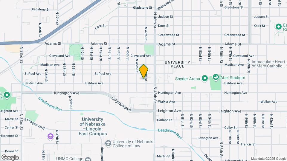 4636 Baldwin Ave Map and Location Details