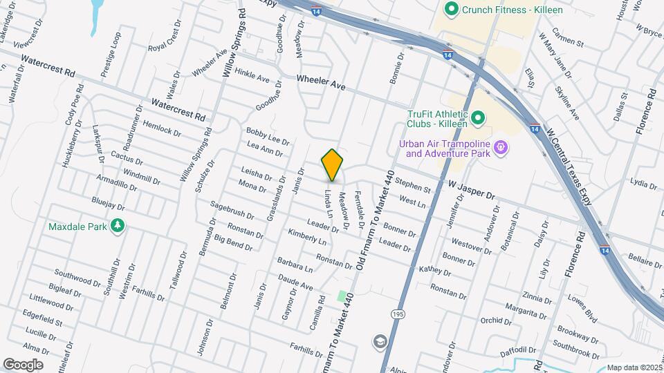 1502 Linda Ln Map and Location Details