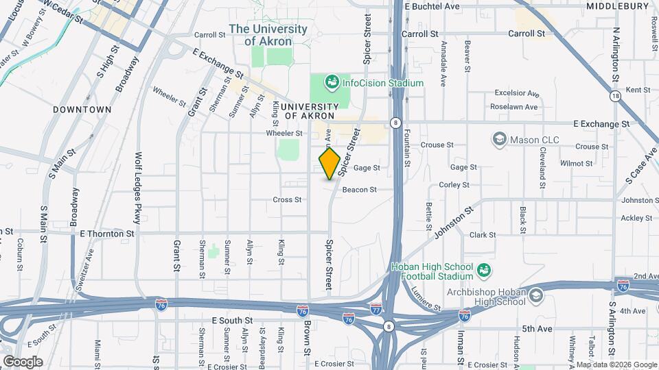 484 Spicer Street Map and Location Details