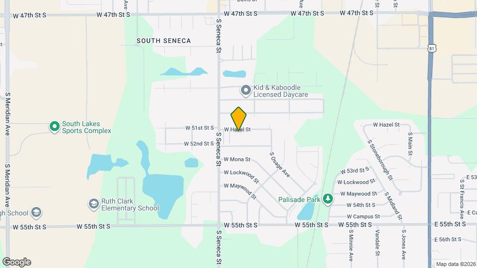 941 W Hazel St Map and Location Details