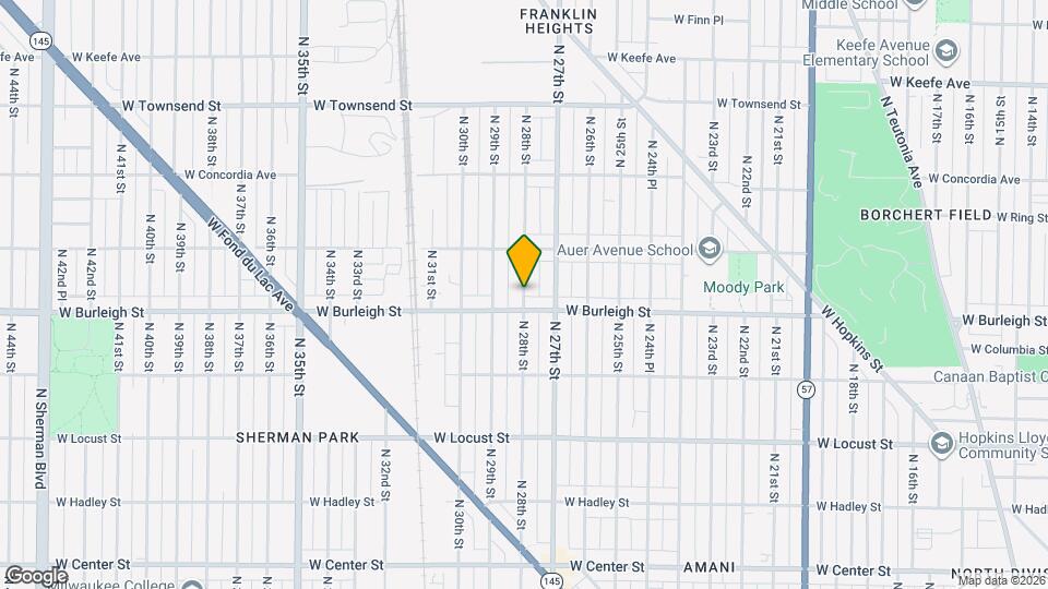 3124 N 28th St Map and Location Details