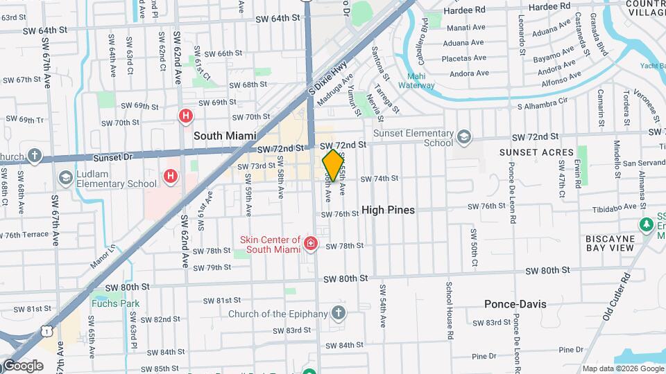 7415 SW 56th Ave Map and Location Details