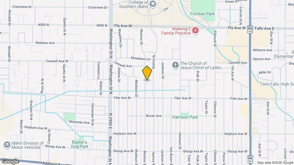 584 Monroe St Map and Location Details