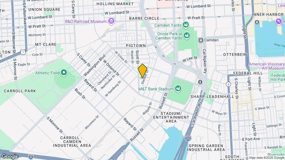 1108 Sterrett St Map and Location Details