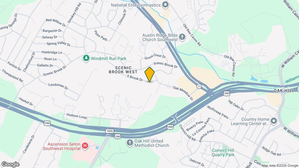 7107 S Brook Dr Map and Location Details