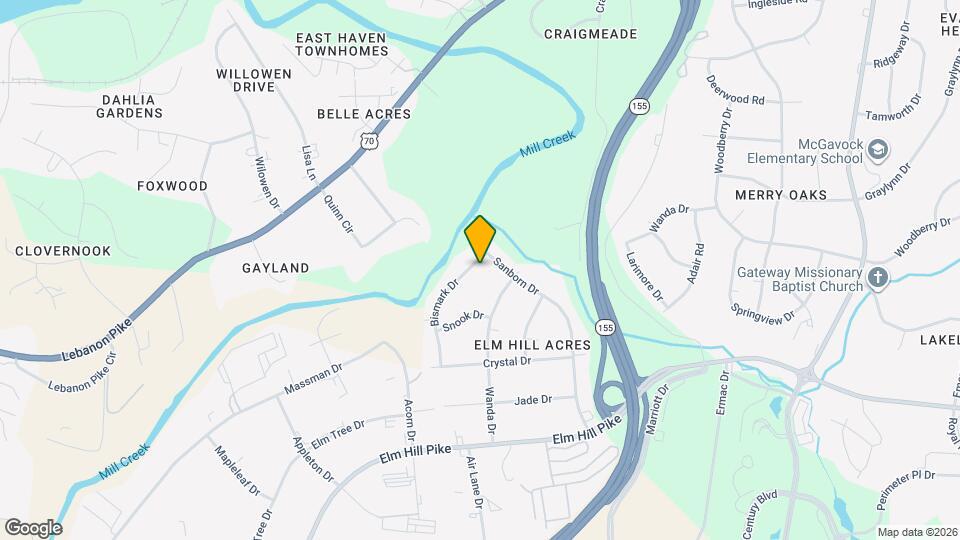 504 Bismark Dr Map and Location Details