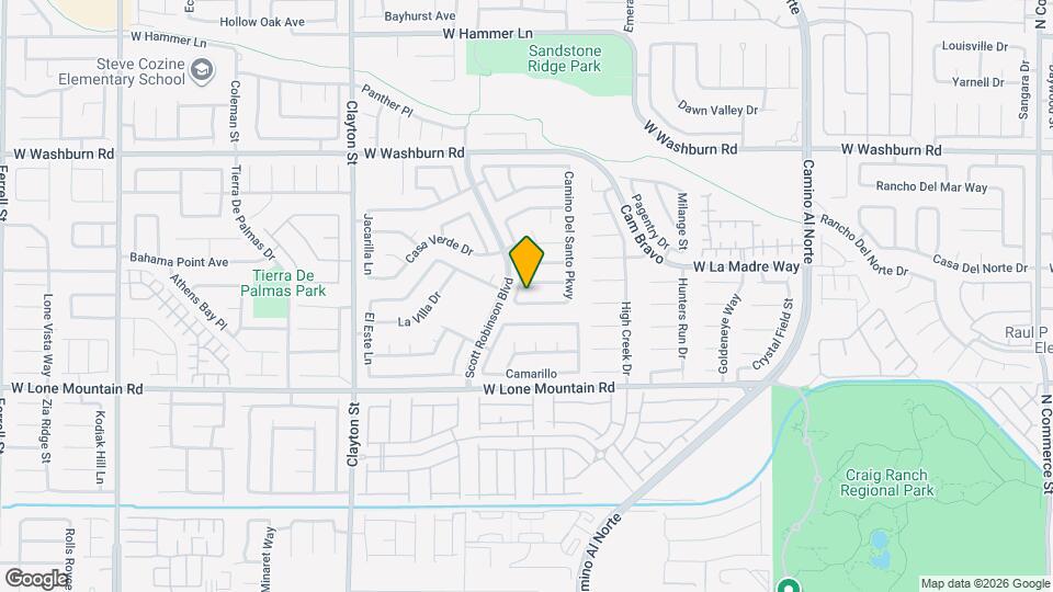 1612 Blanco Dr Map and Location Details