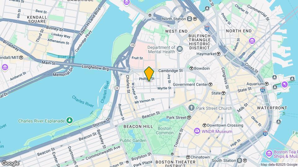 43 Anderson St, Unit 14 Map and Location Details