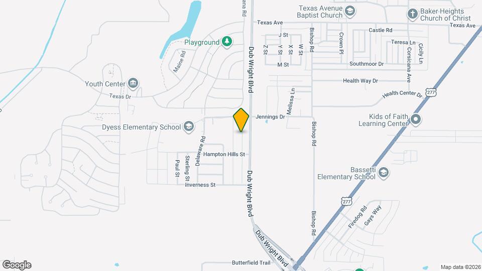 2884 Glennster St Map and Location Details