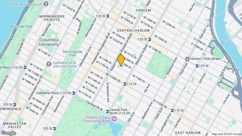 159 W 118th St Map and Location Details