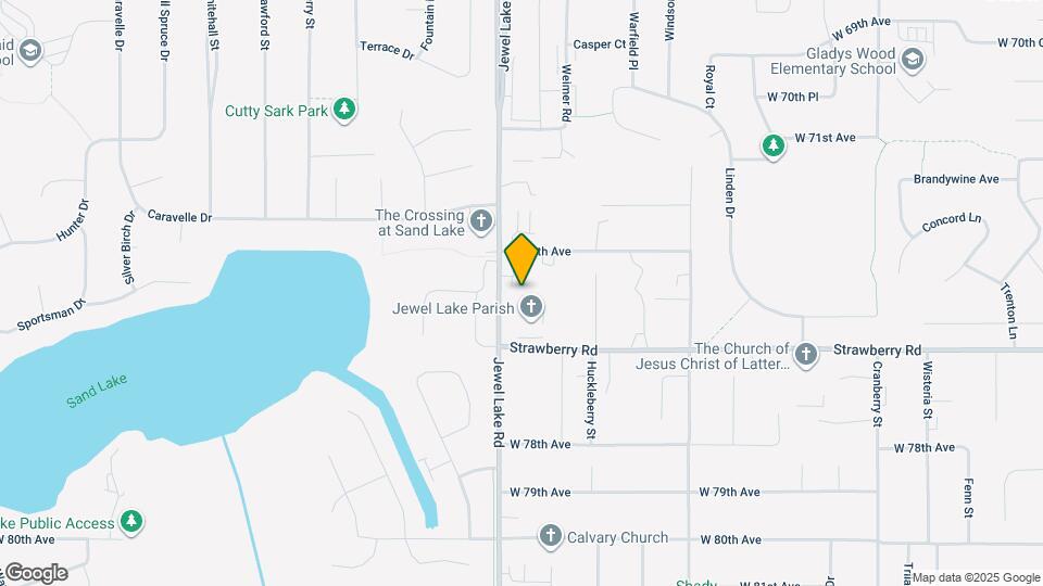 7447 Jewel Lake Rd, Unit 1 Map and Location Details