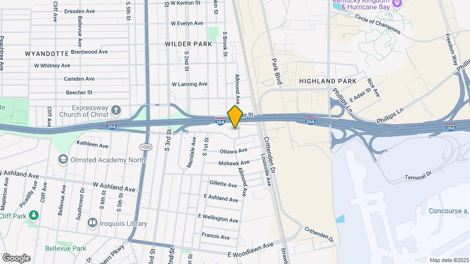 4420 Allmond Ave Mapa y Detalles de la Ubicación