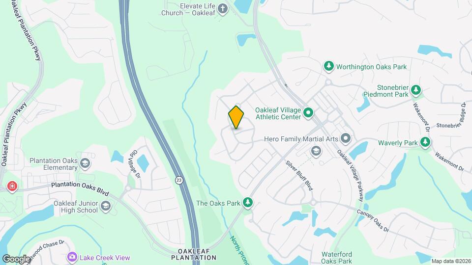 3631 Silver Bluff Blvd Map and Location Details