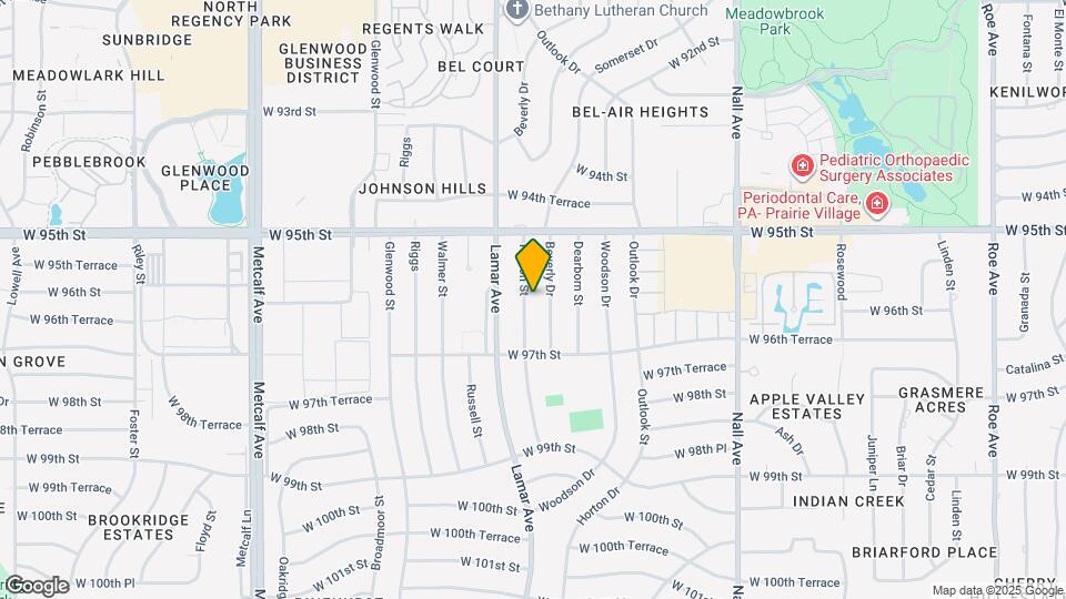 9601 Horton St Mapa y Detalles de la Ubicación