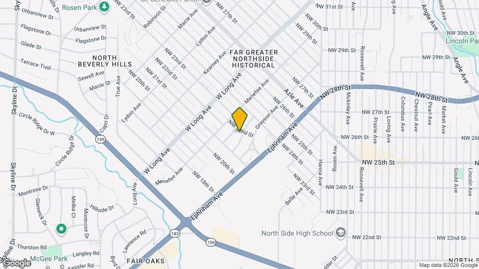 2205 Wagner Ave Map and Location Details