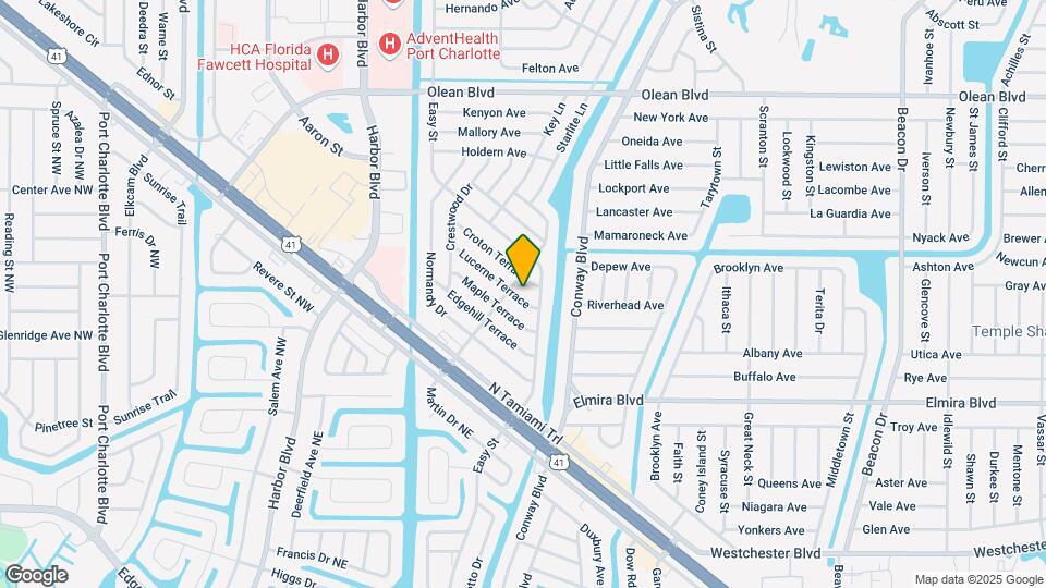 3436 Lucerne Terrace Map and Location Details